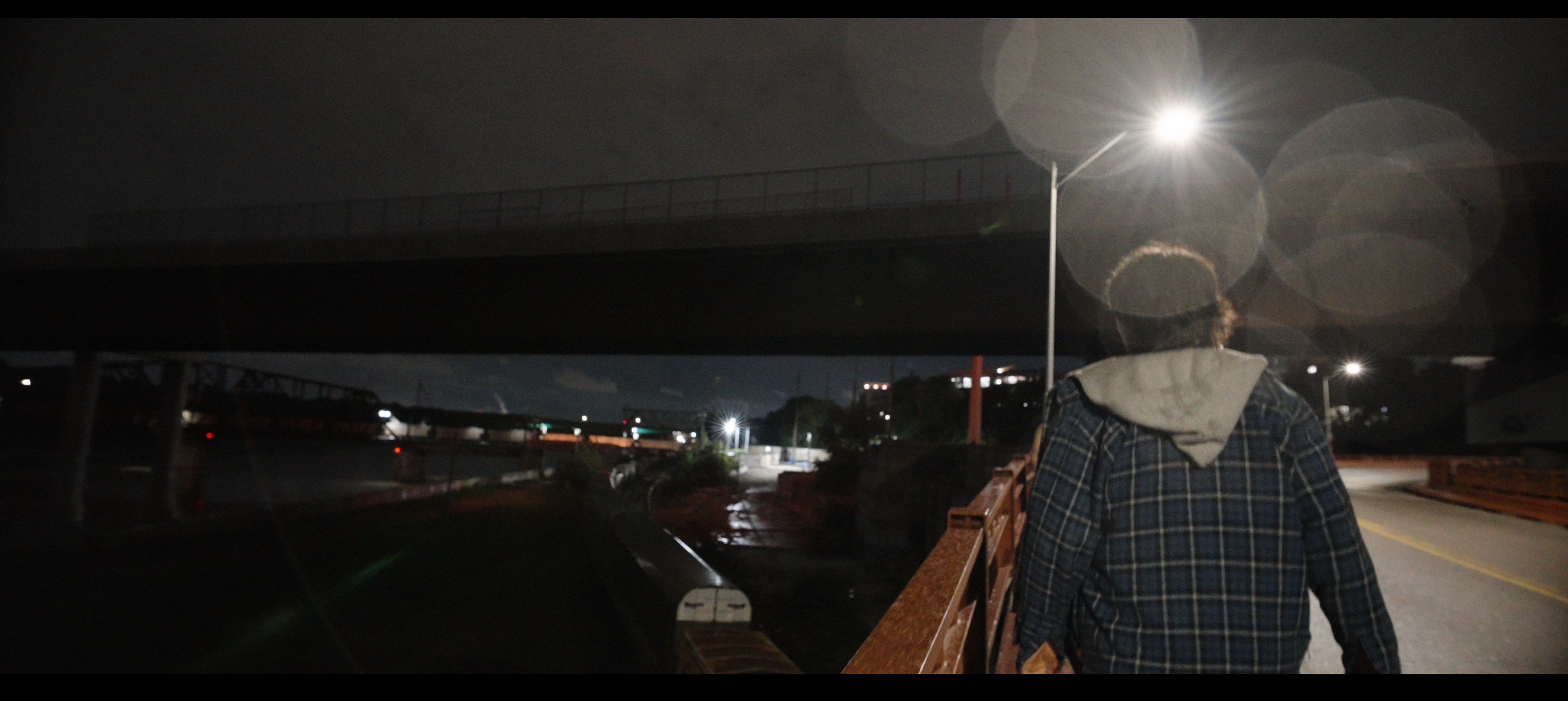 The Thrill of Speed night bridge production still